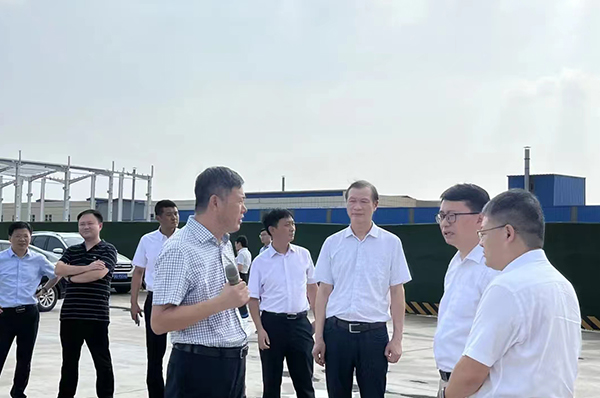 省工信局，發改委，科技局領導考察我公司2